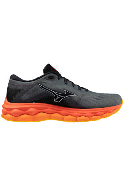MIZUNO Wave Sky 7 Erkek Koşu Ayakkabısı Siyah/turuncu