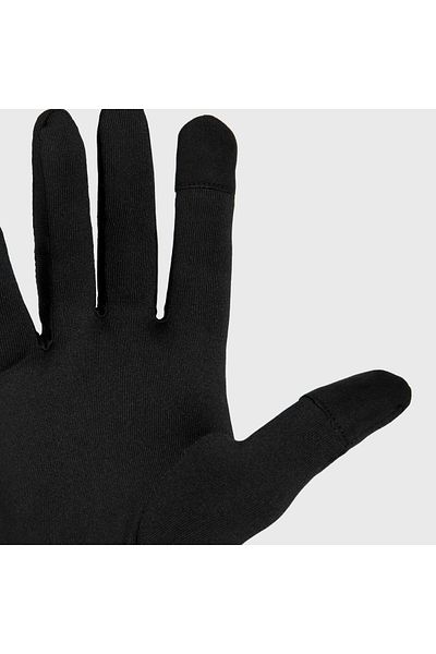 Decathlon Adult Running Touchscreen Gloves - Black - Kiprun Warm 100 V2