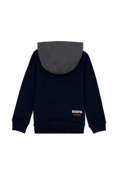 U.S. Polo Assn. Navy Blue Kids Sweatshirt Hooded - 50270828 -Vr033