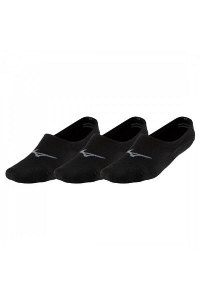 MIZUNO Супер къси чорапи 3p Унисекс чорапи Черни