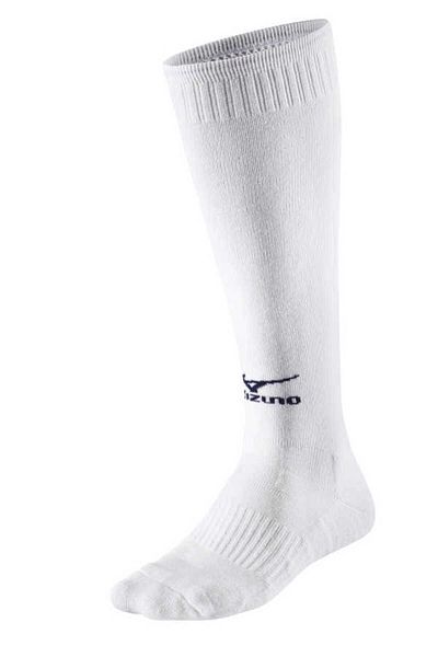 MIZUNO Удобни чорапи Vb, дълги унисекс чорапи, бели