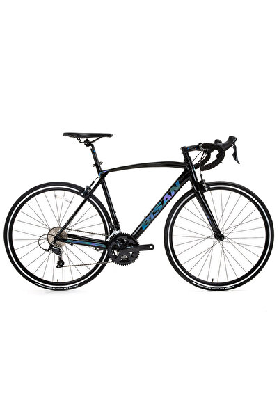 Bisan Rx 9500 Sora-24 700c 54cm Parlak Siyah - Mor/yeşil 18 Vites Yarış / Yol...