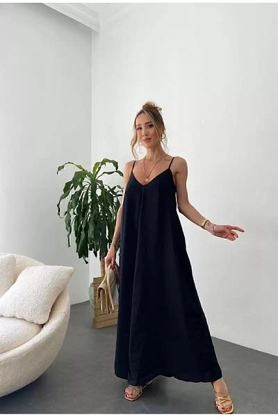 NİMSE LOVE Γυναικεία κομψή μακριά φούστα με σχισμή
