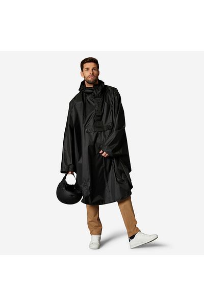 Decathlon Btwin City Bike Poncho - Μαύρο μοντέλο 100