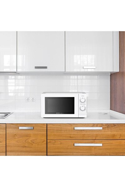 KUMTEL HMIN-04 700W Inverter Mikrodalga Fırın - Beyaz