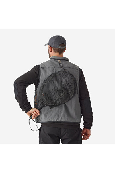 Decathlon Caperlan Fishing Vest - Gray - Fv 500