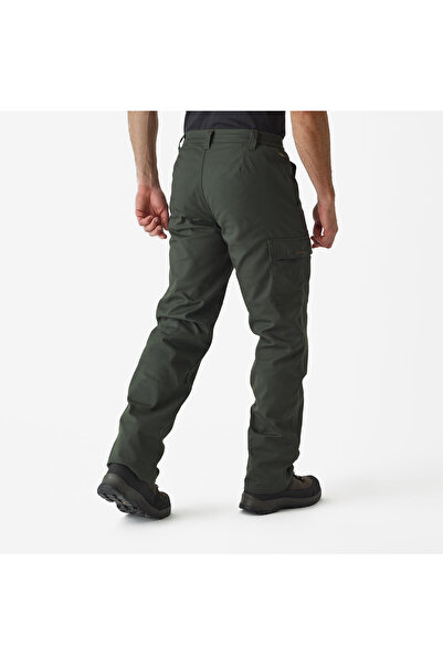 Decathlon Solognac Erkek Kışlık Kargo Avcı Pantolonu 0 °C - Yeşil - Avcılık ve Doğa Gözlemi