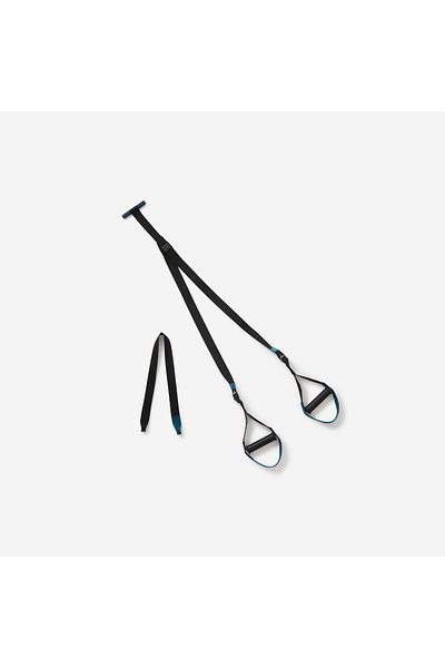 Decathlon Corength Pull Strap - Black/Blue