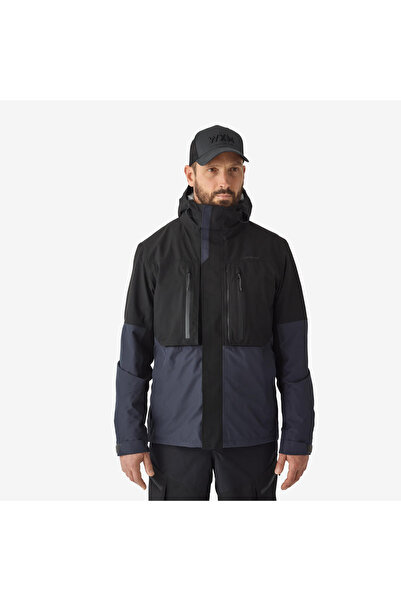 Decathlon Caperlan Erkek Su Geçirmez Balıkçı Montu - Balıkçılık - Gri/Siyah -...