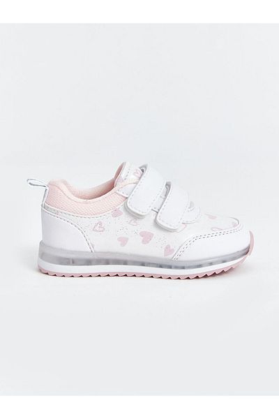 LC Waikiki Buxe White - Velcro Baby Girl Sneakers