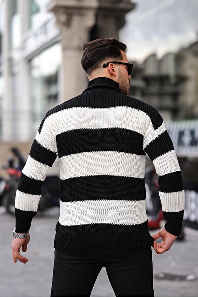 Valiberta Πλεκτό πουλόβερ με μισό φερμουάρ - Μαύρο