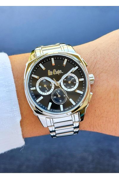Lee Cooper Steel Case Steel Cord Men's Wristwatch