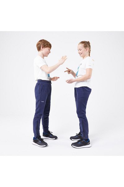 Decathlon Artengo Kids Tennis Thermal Sweatpants - Blue - Tpa Th