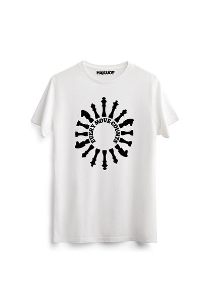 hakuof Unisex Βαμβακερό Σκάκι T-Shirt - Παιδιά και Ενήλικες