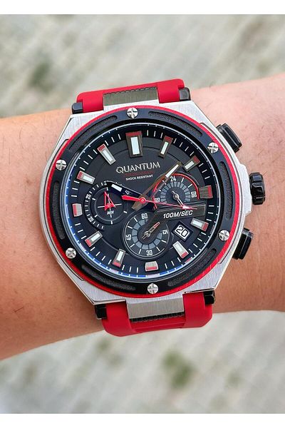 Quantum Shock Resistant Men's Wristwatch