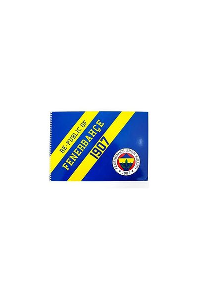 Fenerbahçe دفتر صور مقاس 17x24 مع غطاء من الورق المقوى الحلزوني Tmn - 15 Yp. 4