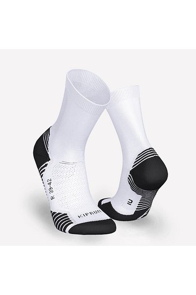 Decathlon Kiprun Adult 2-Piece Thin Medium Size Sports Socks Run500 - Running