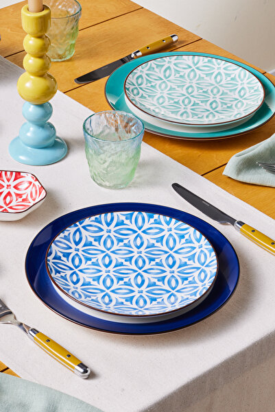 Karaca Jofy Pasta Tabağı 20 Cm Mavi