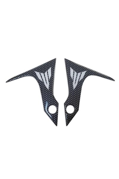 GP KOMPOZİT Yamaha MT-07 2014-2017 Uyumlu Çamurluk Pad Seti Beyaz-Karbon