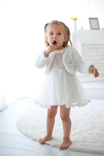 aysskids Νυφικό Lily Bolero Princess Tutu Παιδικό Φόρεμα για την ημέρα των γιορτών