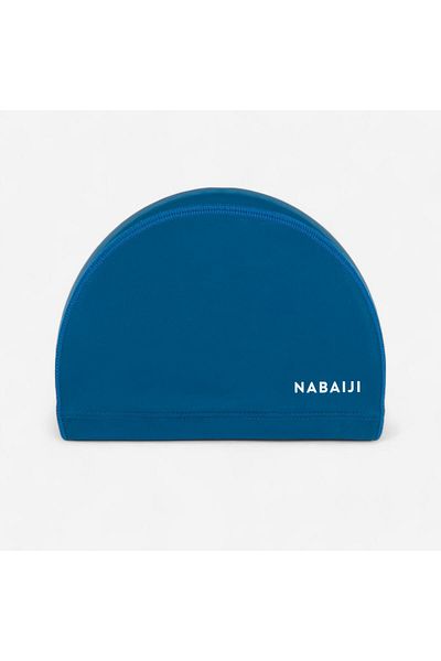 Decathlon Nabaiji Swimming Cap - Plain Fabric - Size m - Blue