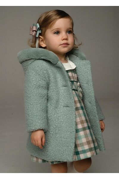MAYORAL Baby Girl Fur Coat 2478 12/36 Months