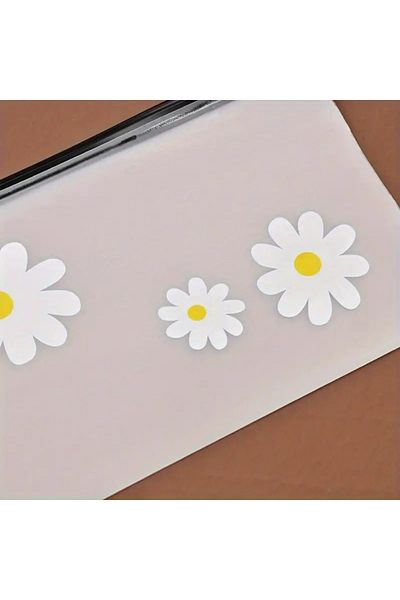 İhtiyacımVar 3-Piece Daisy Patterned Storage Bag, Makeup Bag