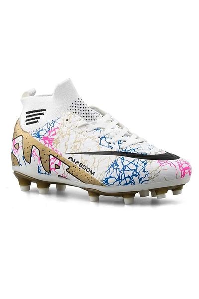 Techsport Laliga Air Unisex Football Shoes - Astroturf Cleats with Socks