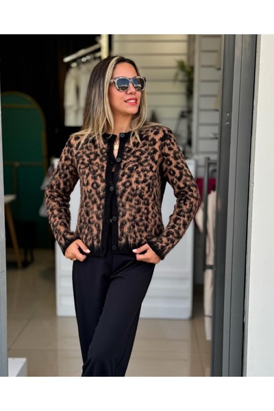 ROZELLA Leopar Hırka