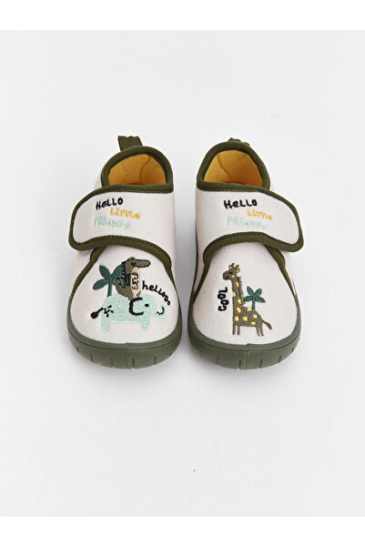 LC Waikiki LCW STEPS Bej Nakışlı Erkek Bebek Panduf