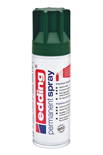 Edding Akrilik Sprey Boya 200ml Koyu Yeşil Mat E-5200