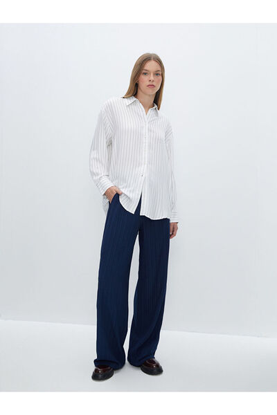 LC Waikiki Γυναικείο παντελόνι με ελαστική μέση LCW