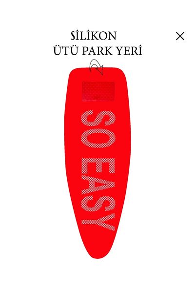 GERCELLA So Easy Silicone Park&Go Ironing Board Cover Cloth Cover (54X135Cm) (Home Purposes, Home Textile)
