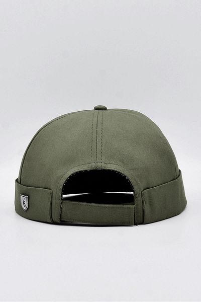 Külah Khaki Hiphop Docker Hat 100% Cotton Folded Cap