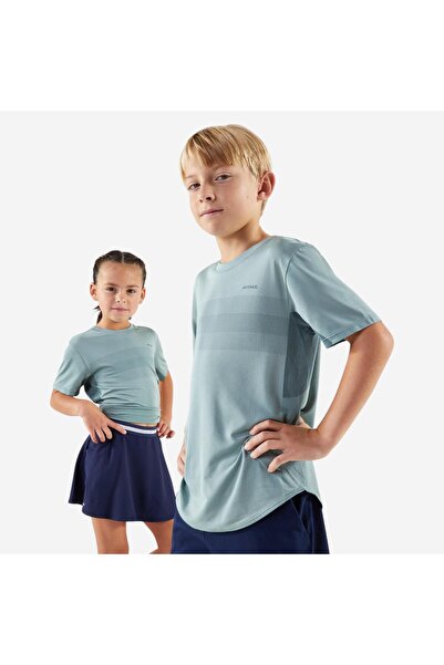 Decathlon Tricou de tenis pentru copii Artengo - Verde - Luminos