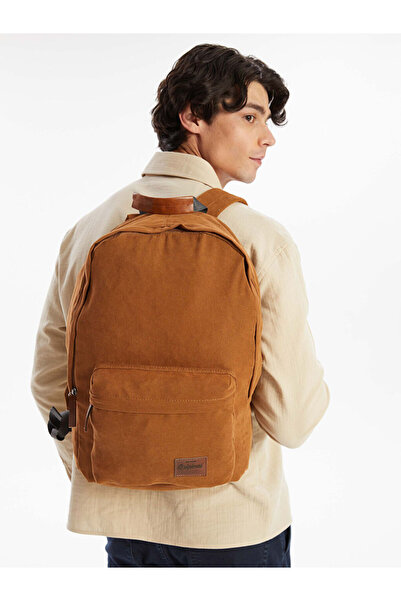 LC Waikiki Brown Multi-Compartment Men's Backpack