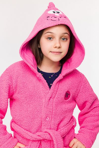 Woody 2-8 χρονών Velsoft Peignoir-rom - Pink 480-Candy