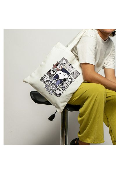Cemira Snoopy Eras Tour Design - Thick and Cloth Detailed Shoulder Bag