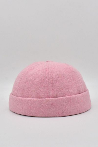 Külah Light Pink Short Wool Women's Docker Beret