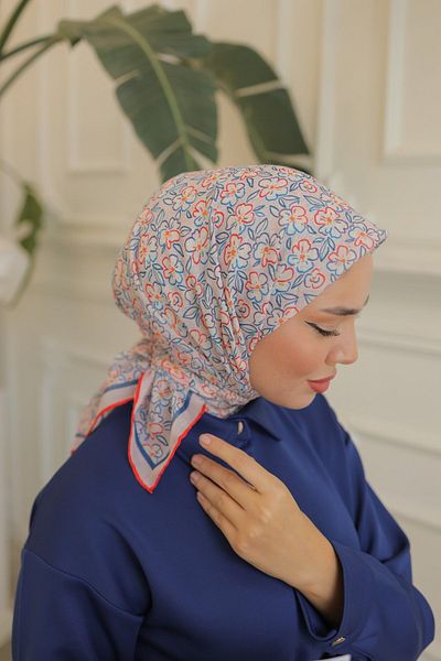 Silk Home Μαλακό βαμβακερό κασκόλ Melisa Pattern