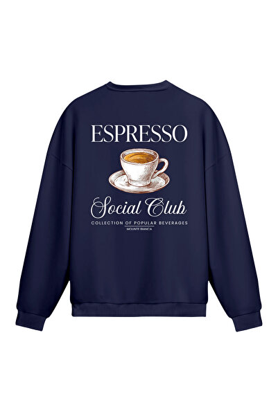 Mounte Bianca Unisex espresso - obična majica