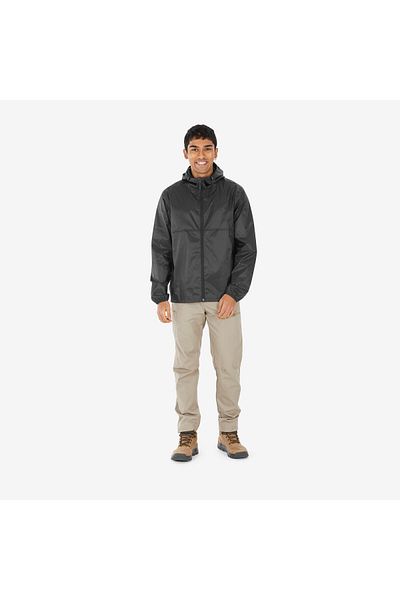 Decathlon Ανδρικό αδιάβροχο εξωτερικού χώρου Quechua - Μαύρο - Raincut