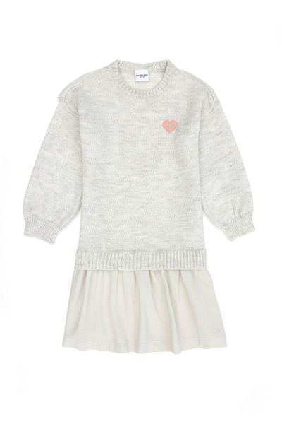 U.S. Polo Assn. Dievčenské kamienkové úpletové šaty 50271904 -Vr049