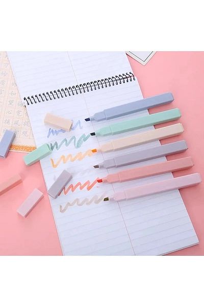 EyER Shoping Pastel 6-piece Square Highlighter Set