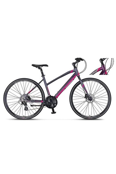 Mosso LEGARDA-2321-LDM-H KADIN ŞEHİR BİSİKLETİ 460H 28 JANT 21 VİTES MÜRDÜM PEMBE