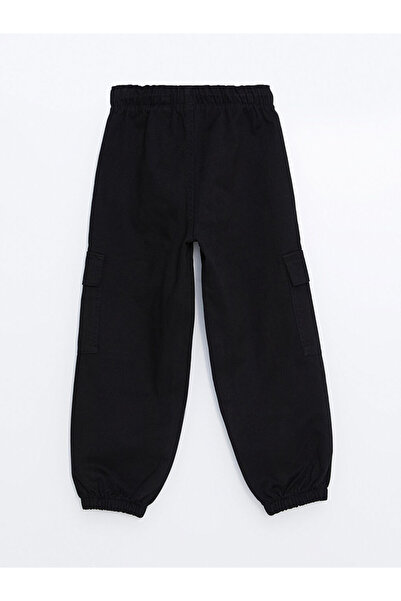 LC Waikiki Girls' Cargo Jogger Pants with Elastic Waist