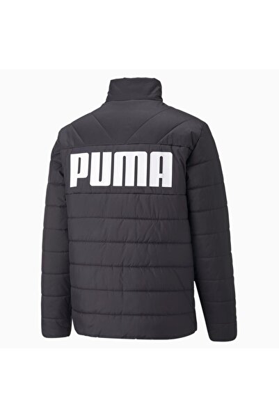 Puma Ανδρικό μαύρο παλτό Essentials