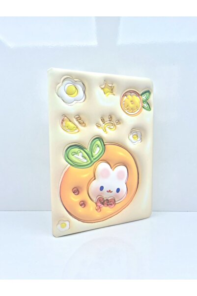 EyER Shoping Žuta 3D reljefna pufnasta bloknota - 12*18, 96 str.