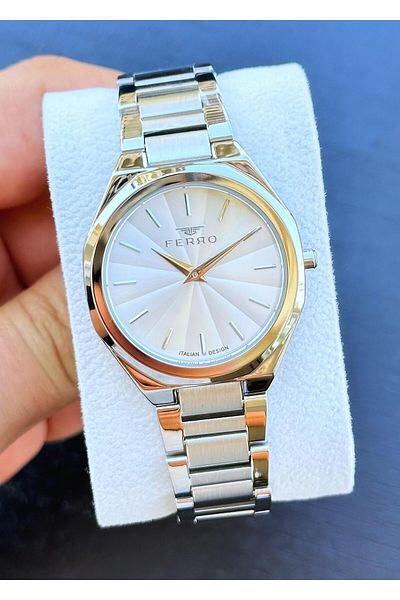 FERRO Waterproof Steel Cord Women's Wristwatch