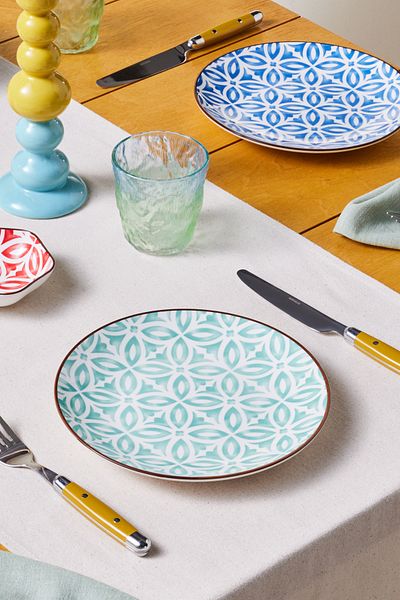 Karaca 20 cm Green Jofy Cake Plate